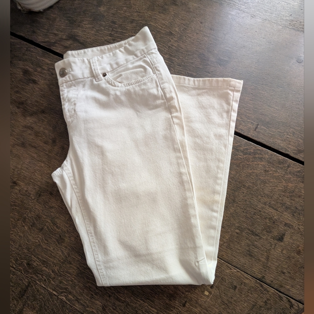 Ann Taylor White Jeans
